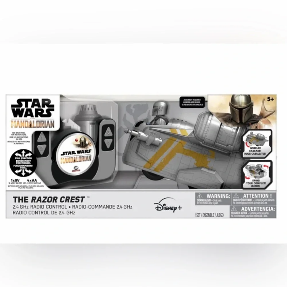 Star Wars The Mandalorian The Razor Crest Disney Radio Remote Control Transport